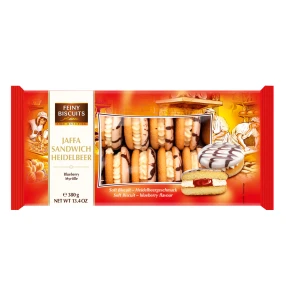 Feiny Biscuits Jaffa Sandwich Heidelbeer Cias 380g