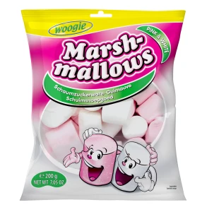 Woogie Marshmallows Pink&White 200g