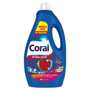 Coral Flüssigwaschmittel Optimal Color 40P 2 L