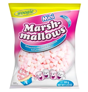 Mini pianki różowo-białe 100g