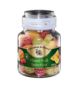 C&H Mixed Fruit Selection Dropsy Słoik 300g