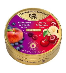 C&H Fusion Blueberry Peach&Cherry Mini 130g